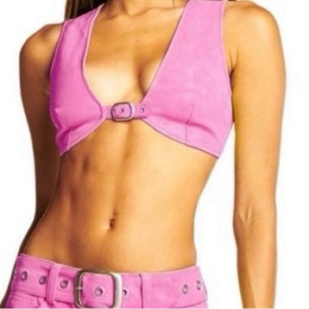 I.AM.GIA Pink Crop Top